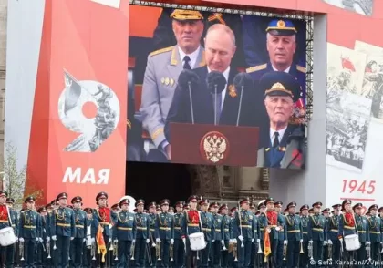 پوتین در سخنرانی روز پیروز غرب را باعث افزایش تنش ها دانست