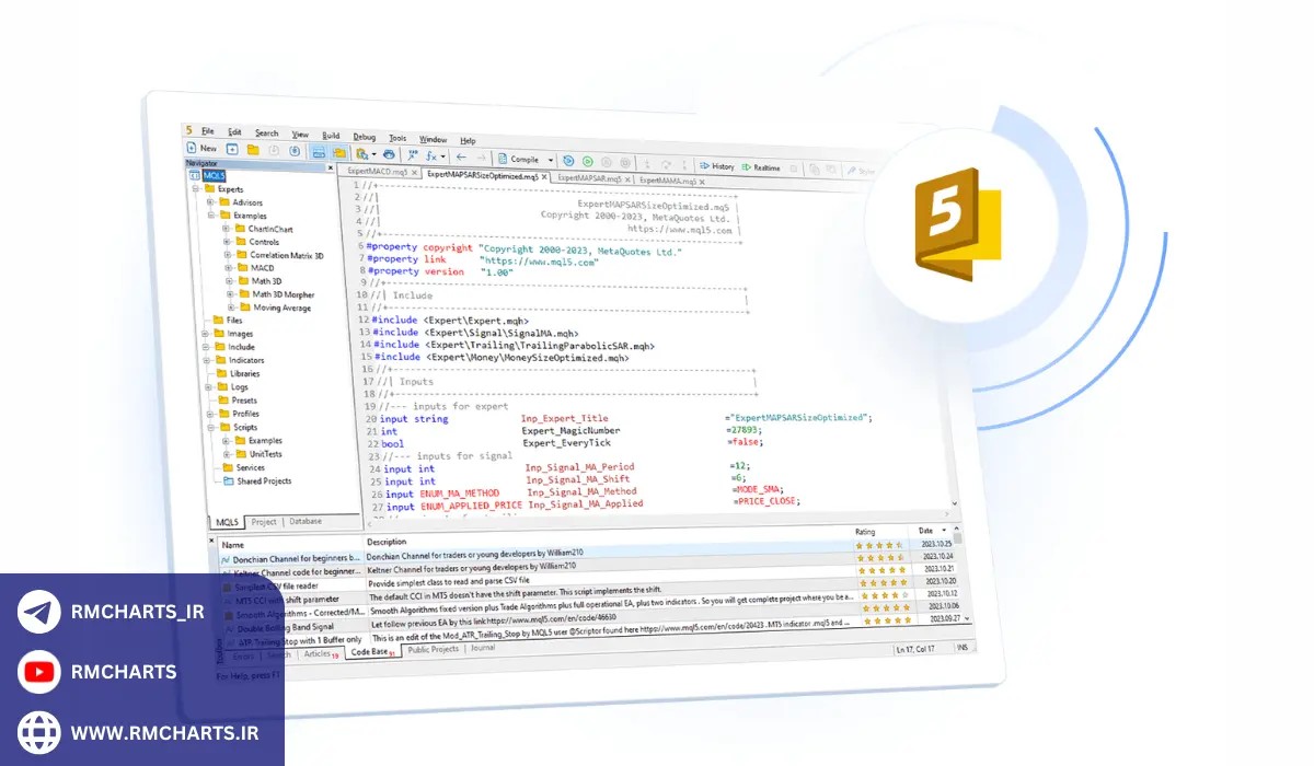 استخراج کد اندیکاتور در متاتریدر 5