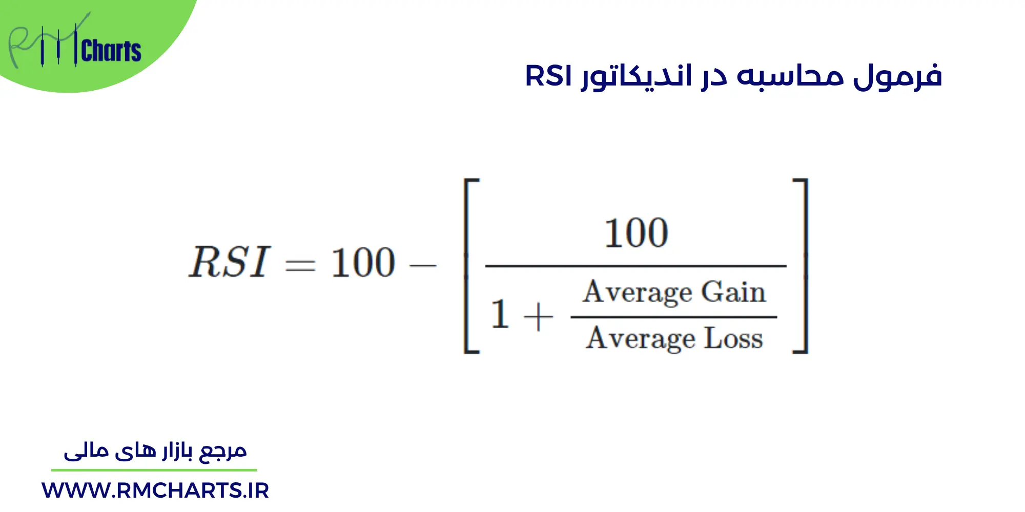 فرمول محاسبه در اندیکاتور RSI