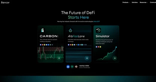 Bancor کاهش ریسک نوسانات بازار